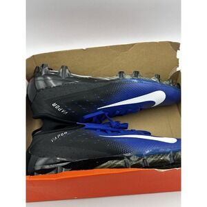 Nike Vapor Untouchable Pro 3 Shoes Mens Size 13.5 Football Cleats Blue Black New